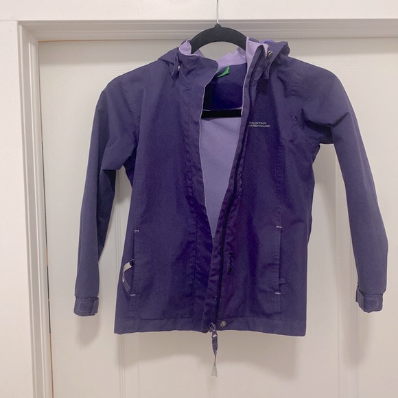 Shelly Kids waterproof jacket purple in great condition size 7-8 - Picture 1 of 5